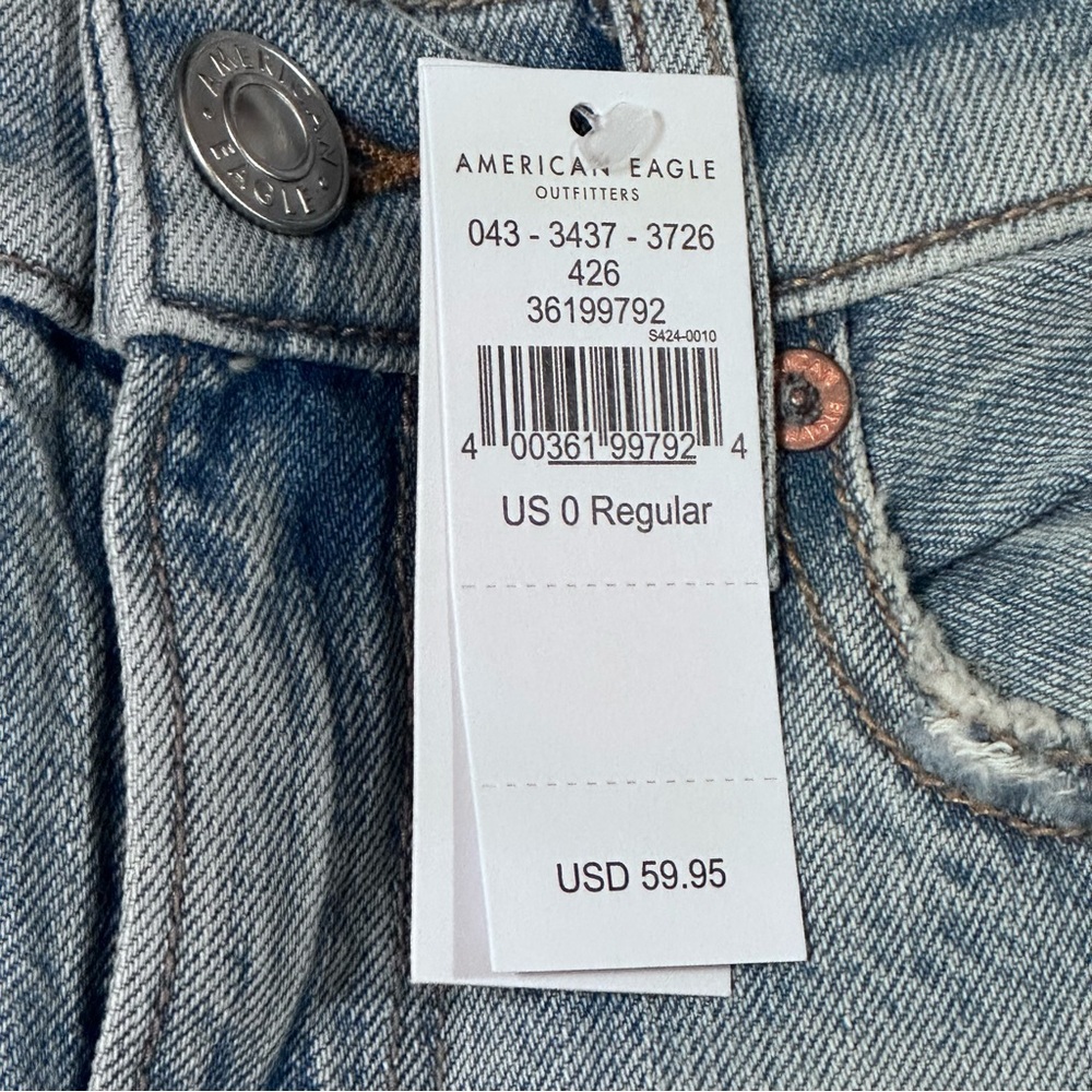 American Eagle Comfort Stretch Waistband 90’s Bootcut Size 0 - Picture 10 of 12
